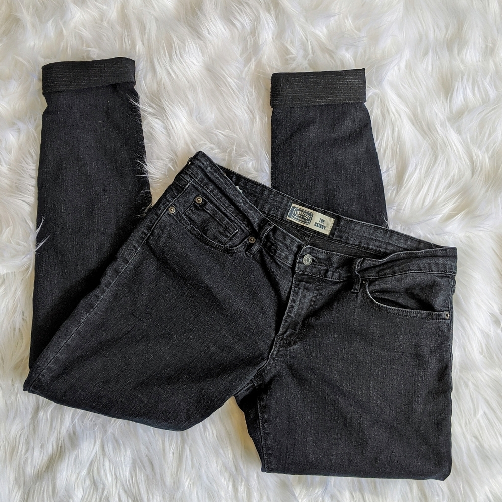 Levi Signature The Skinny Black Jeans